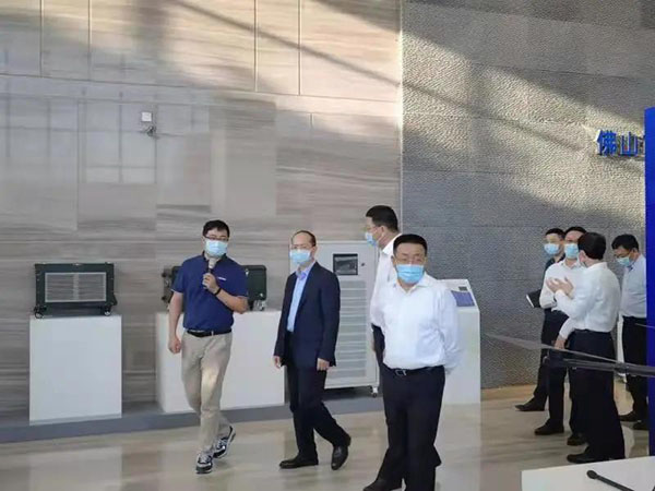 佛山市委書(shū)記鄭軻、代市長(cháng)白濤一行調研考察佛山攀業(yè)